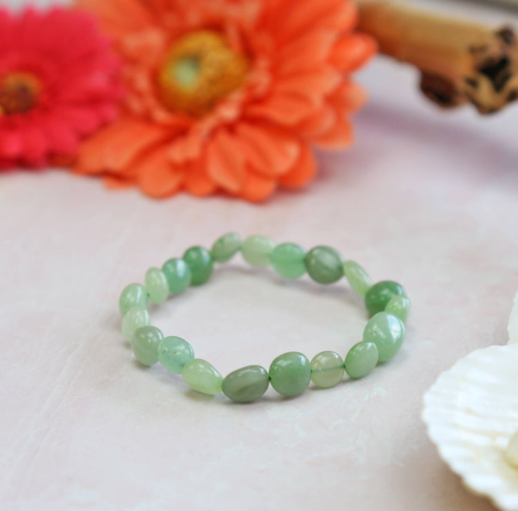 Aventurine Nuggets Stretch Bracelet