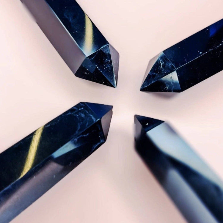 Black Obsidian Tower  7-8cm