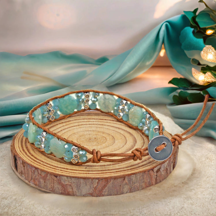 Amazonite Wrap Bracelet