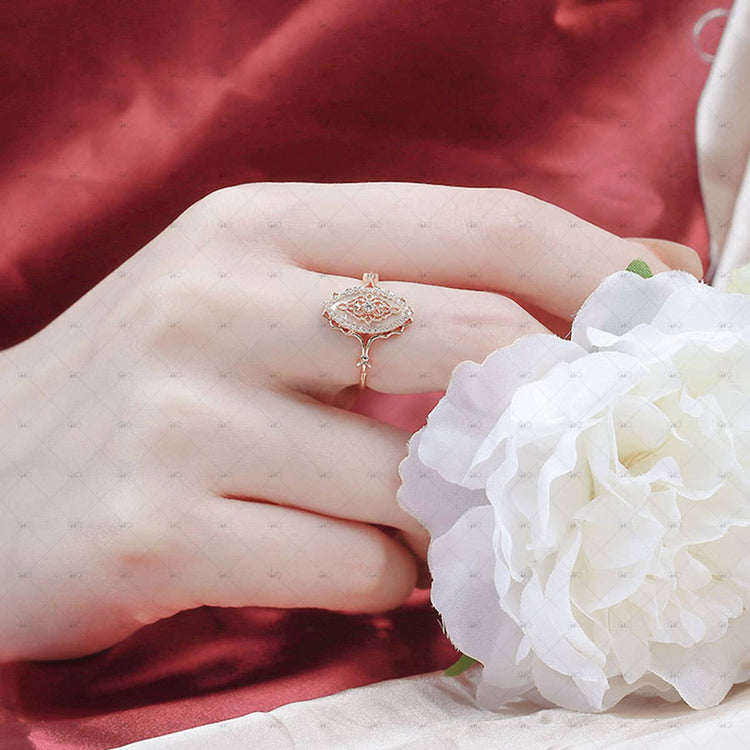 Silver Vintage Shell Ring