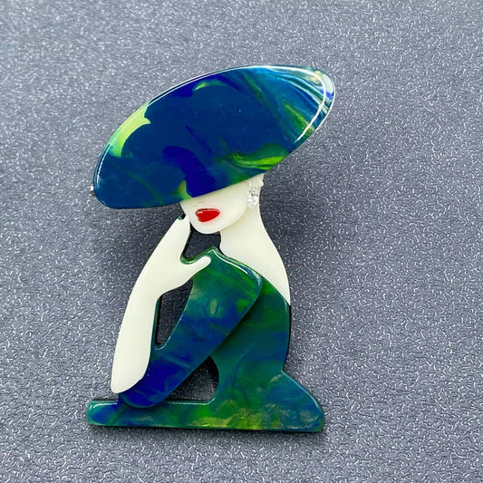 Beauty & Style Acrylic Brooch