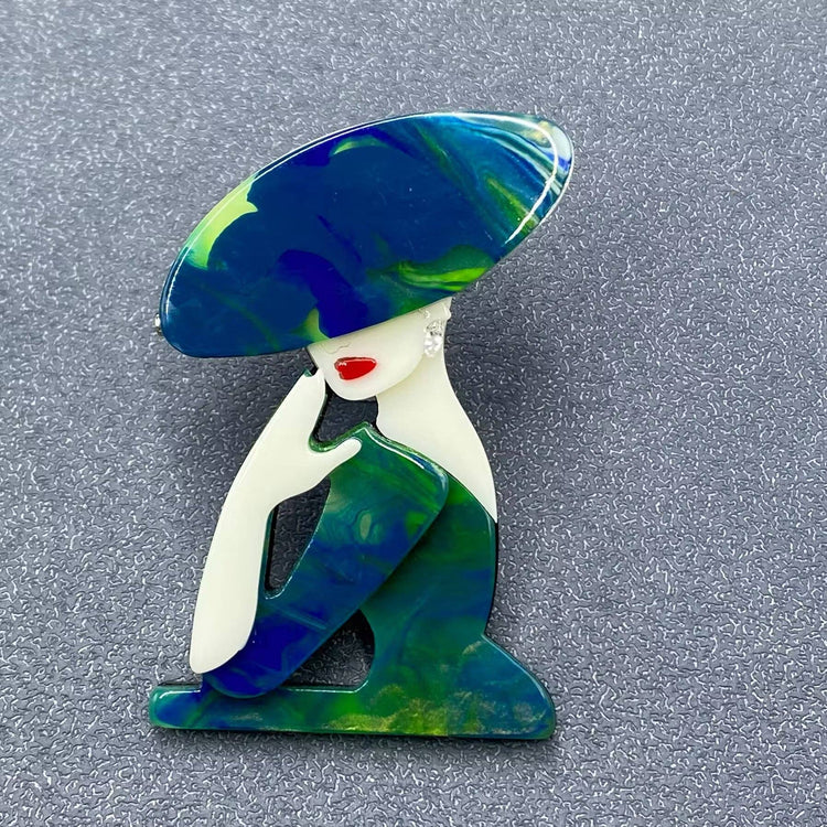 Beauty & Style Acrylic Brooch
