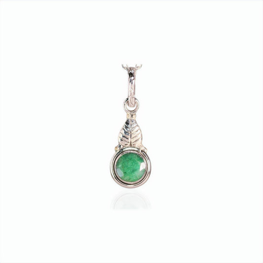 Green Berry Silver Pendant