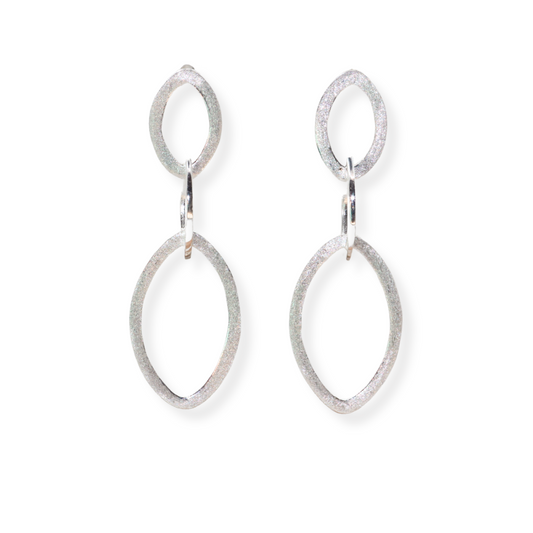 Links Silver Earrings