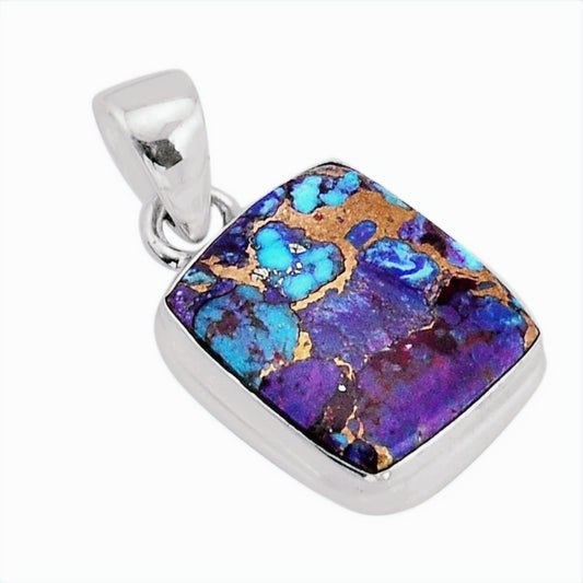 Purple Copper Turquoise Pendant