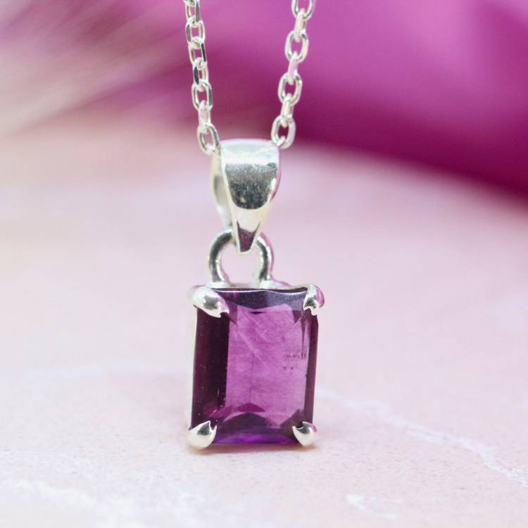 Purple Apatite Pendant