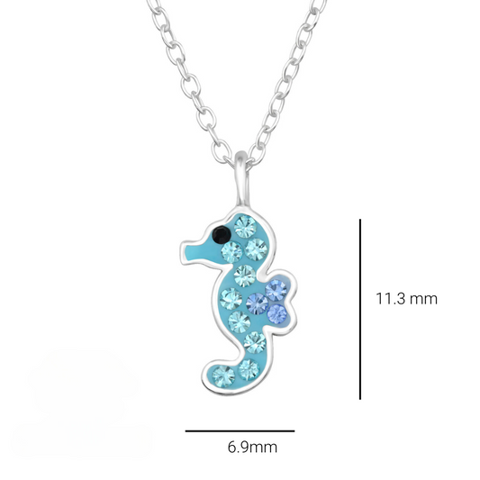 Seahorse Crystal Necklace
