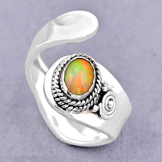 Opal Silver Ring