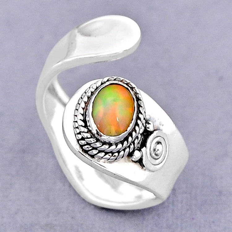 Opal Silver Ring