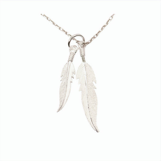Feather Silver Pendant