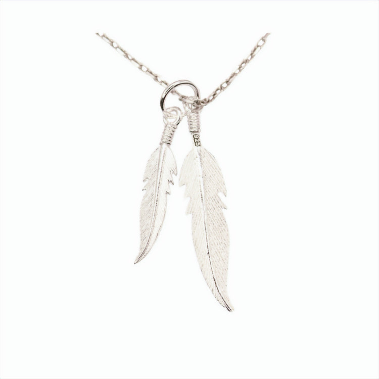 Feather Silver Pendant