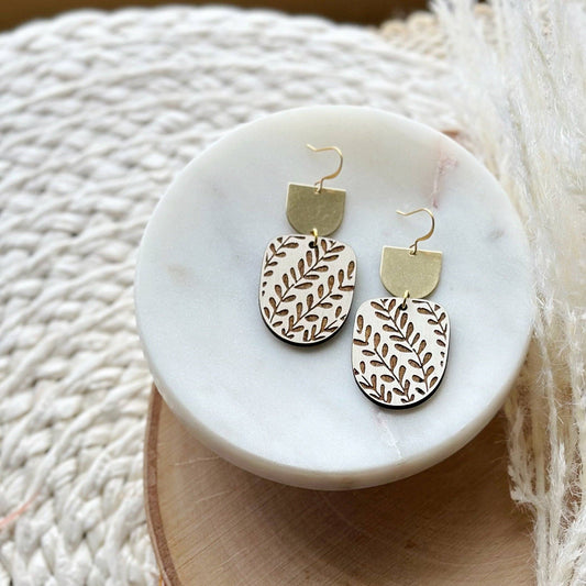 Satus | Whitewash Earrings