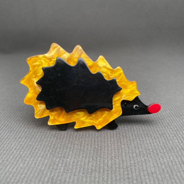 Acrylic Hedgehog Brooch
