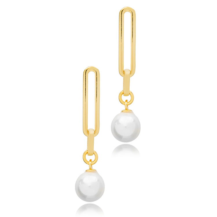 Pearl Drop Silver Earring