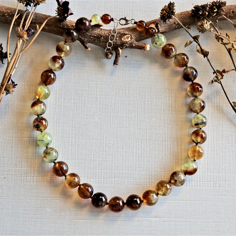 Prehnite Collar Necklace