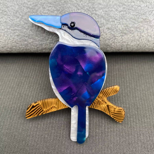 The Bird On The Branch Acrylic Brooch