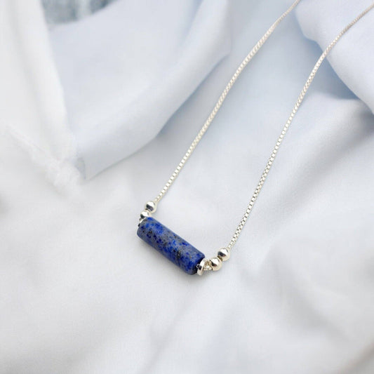 Lapis Lazuli Silver Necklace