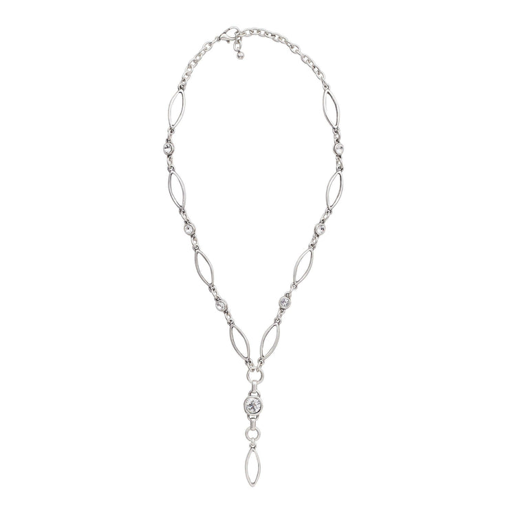 Pewter & Crystal 925 Necklace