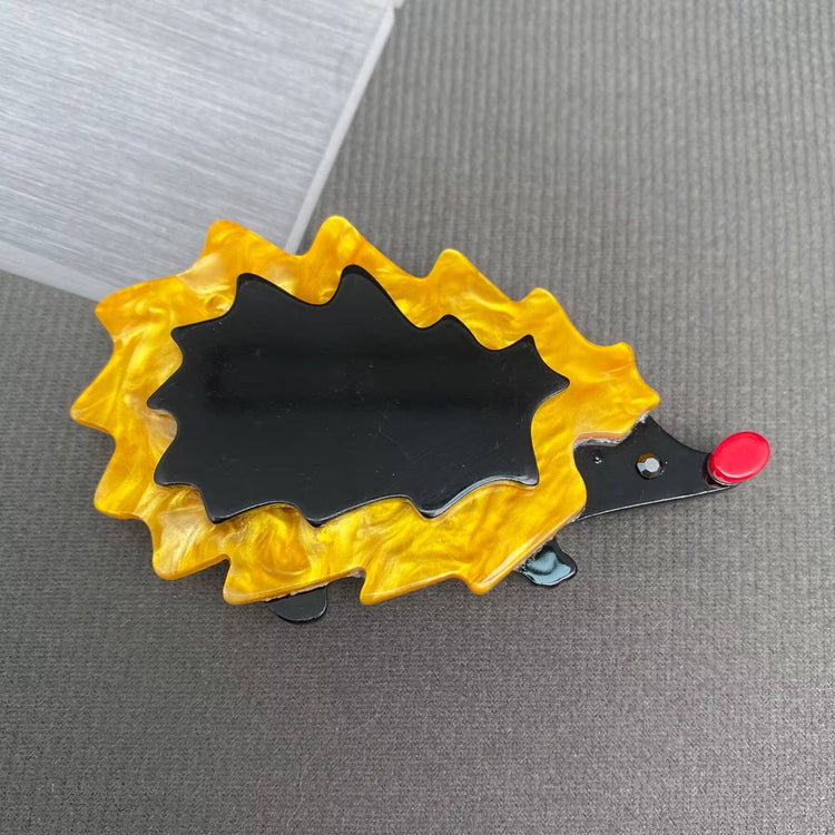 Acrylic Hedgehog Brooch