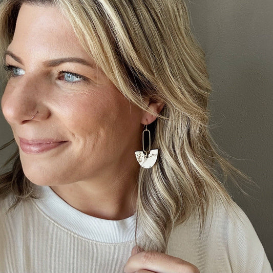 Breha: Spring Green Earrings