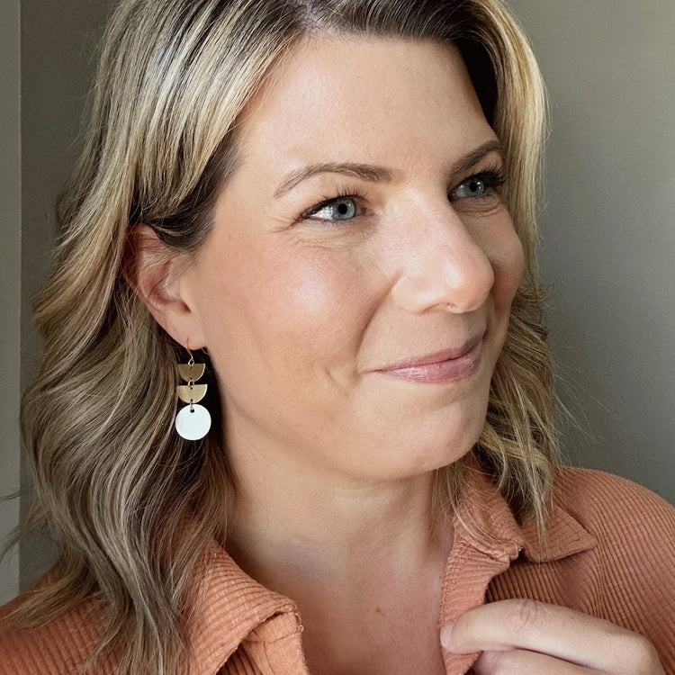 Tumwater: Mossy Rock Earrings