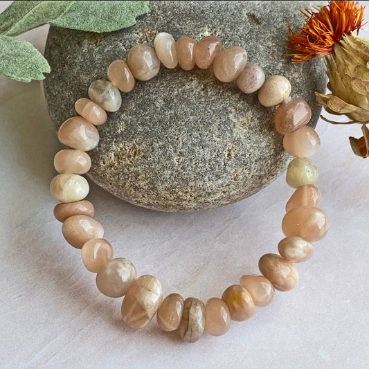 Sunstone Nuggets Stretch Bracelet
