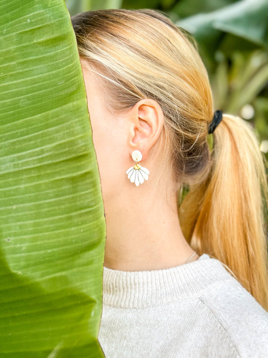 Daisy Ceramic Earrings