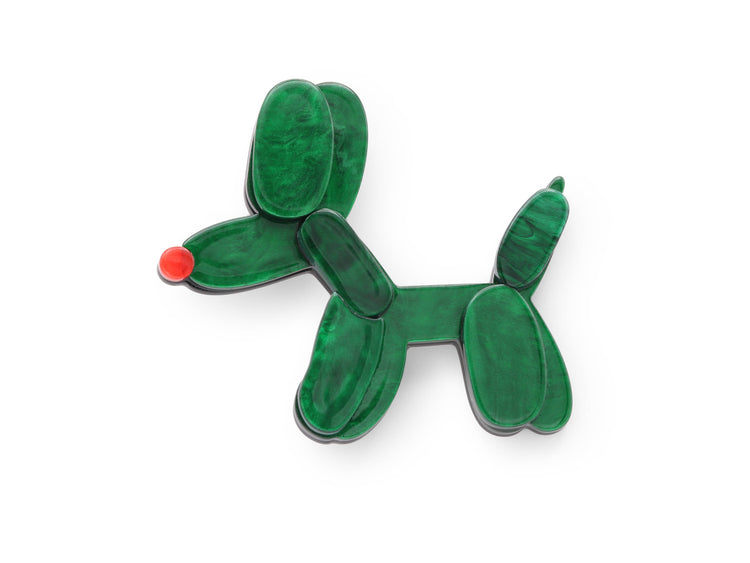Poodle Perspex Brooch