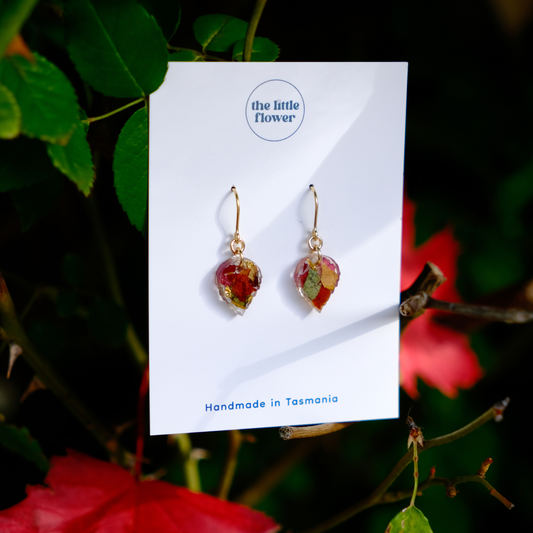 Autumn Leaf Dangle Earrings