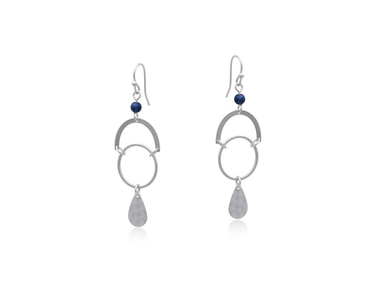 Delphi Priestess Tears Statement Earrings: Gold