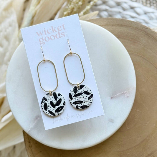 Cinta | Midnight Vines Earrings