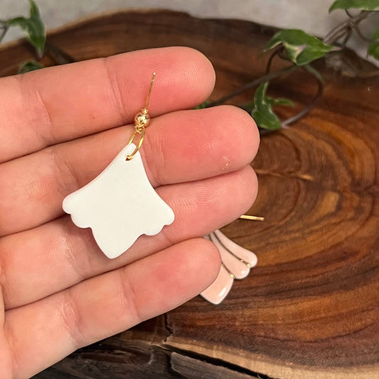 Raisa - Porcelain Earrings: Yellow