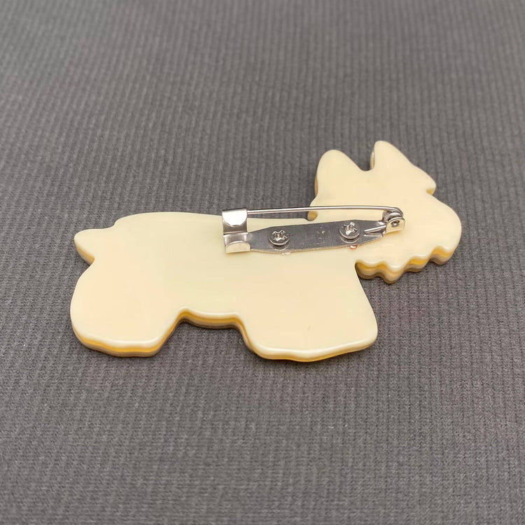 Acrylic Yorkshire Terrier Brooch