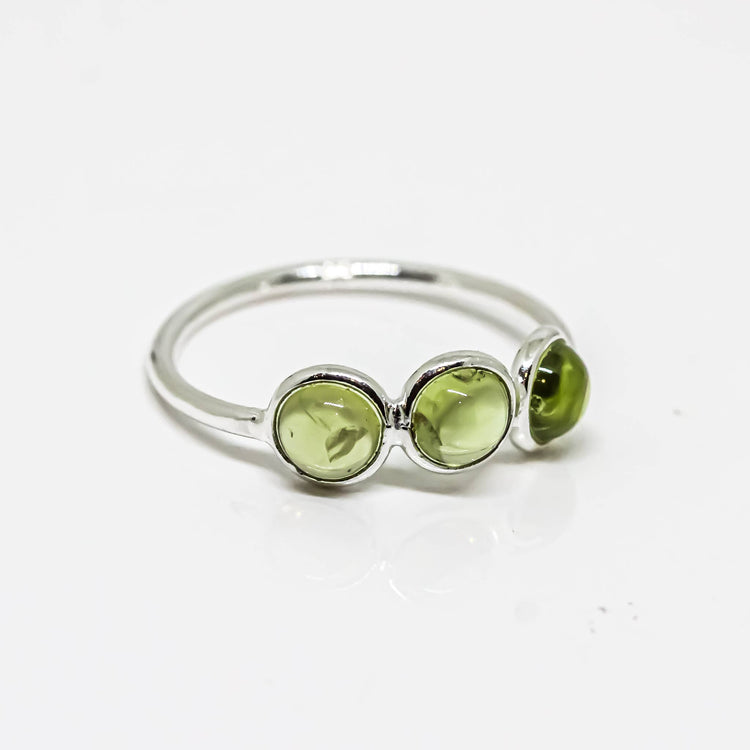 Peridot Ring Sterling Silver 925