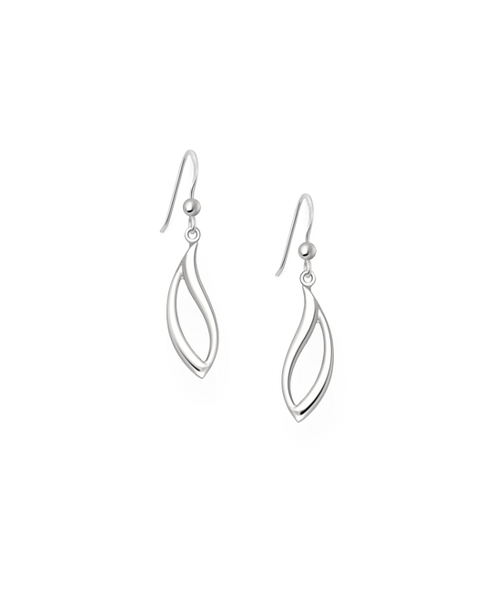 Silver Leaf Earrings