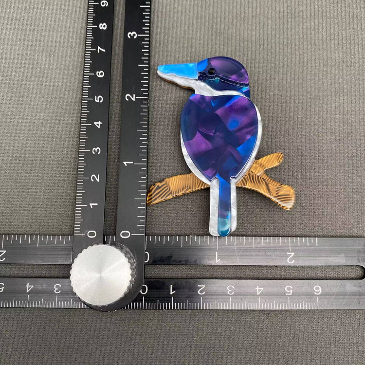 The Bird On The Branch Acrylic Brooch