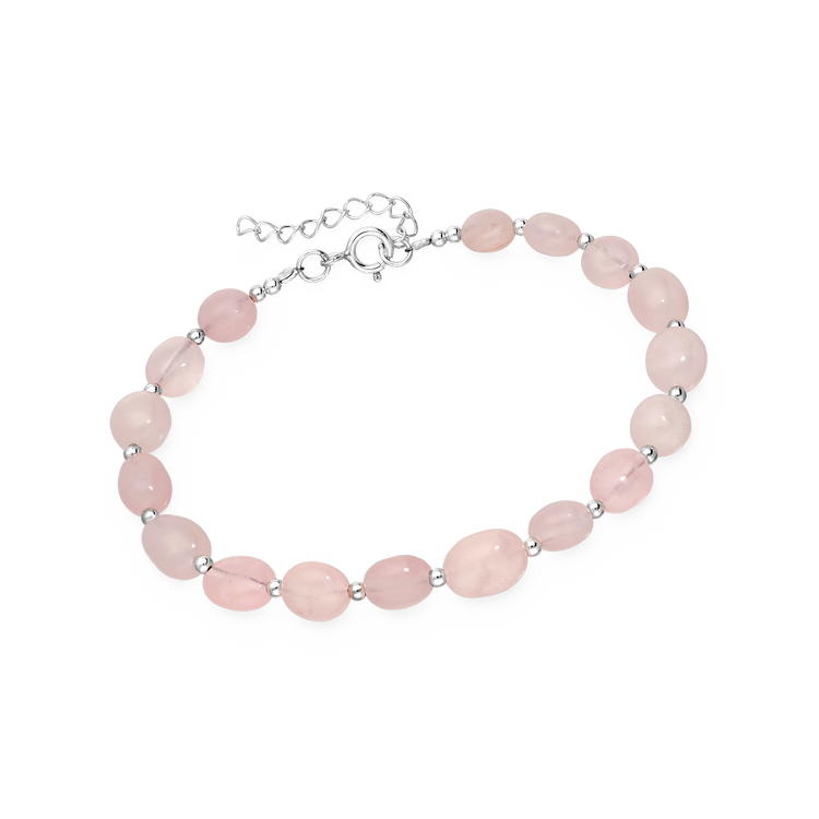 Rose Kiss Silver Bracelet