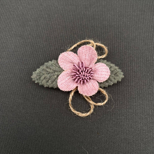 Flower Brooch: Pink