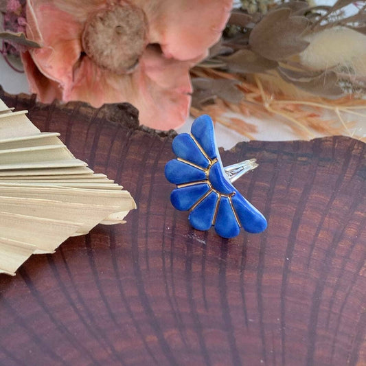 Porcelain Ring in Vibrant Blue