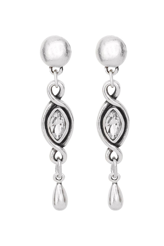 Drop Handmade Pewter Earrings