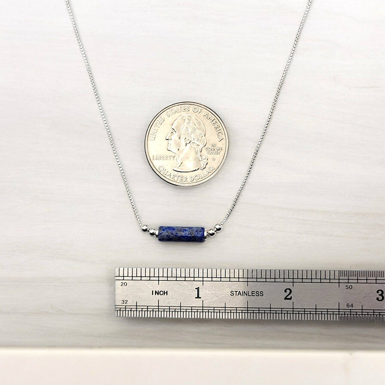 Lapis Lazuli Silver Necklace