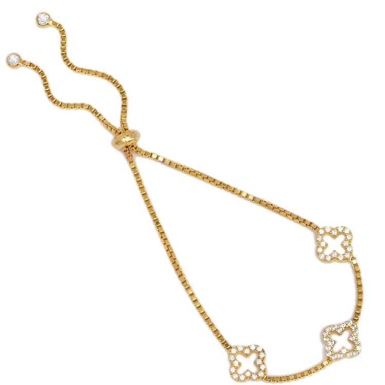 Clover Silver Bracelet