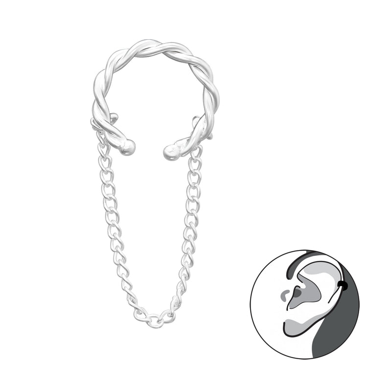 Sterling Silver Earcuff