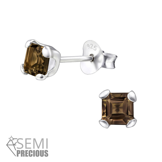 Topaz Silver Earstuds