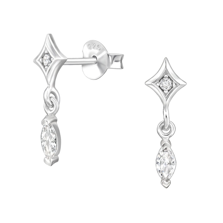 Crystal Set Stud Earrings