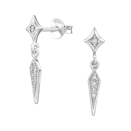 Crystal Set Stud Earrings