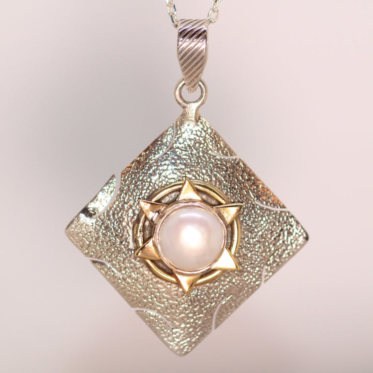 Celestial Orbs Silver Pendant