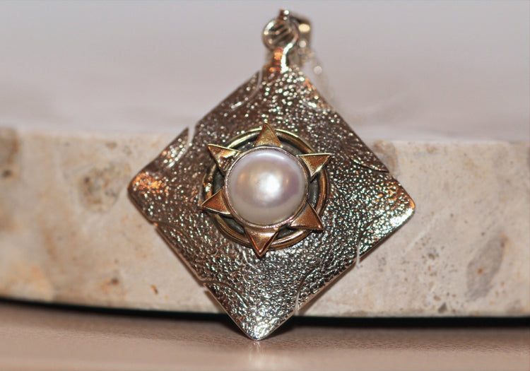 Celestial Orbs Silver Pendant