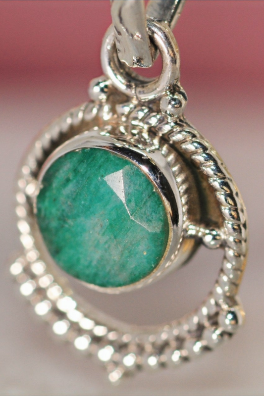 In a Circle Silver Pendant