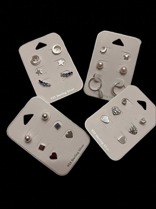 Sterling Silver Stud Set